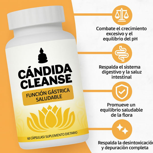 CANDIDA CLEANSE  ELIMINA TUS KILOS DE + Y ELIMINA LOS PÁRASITOS DE TU VIDA