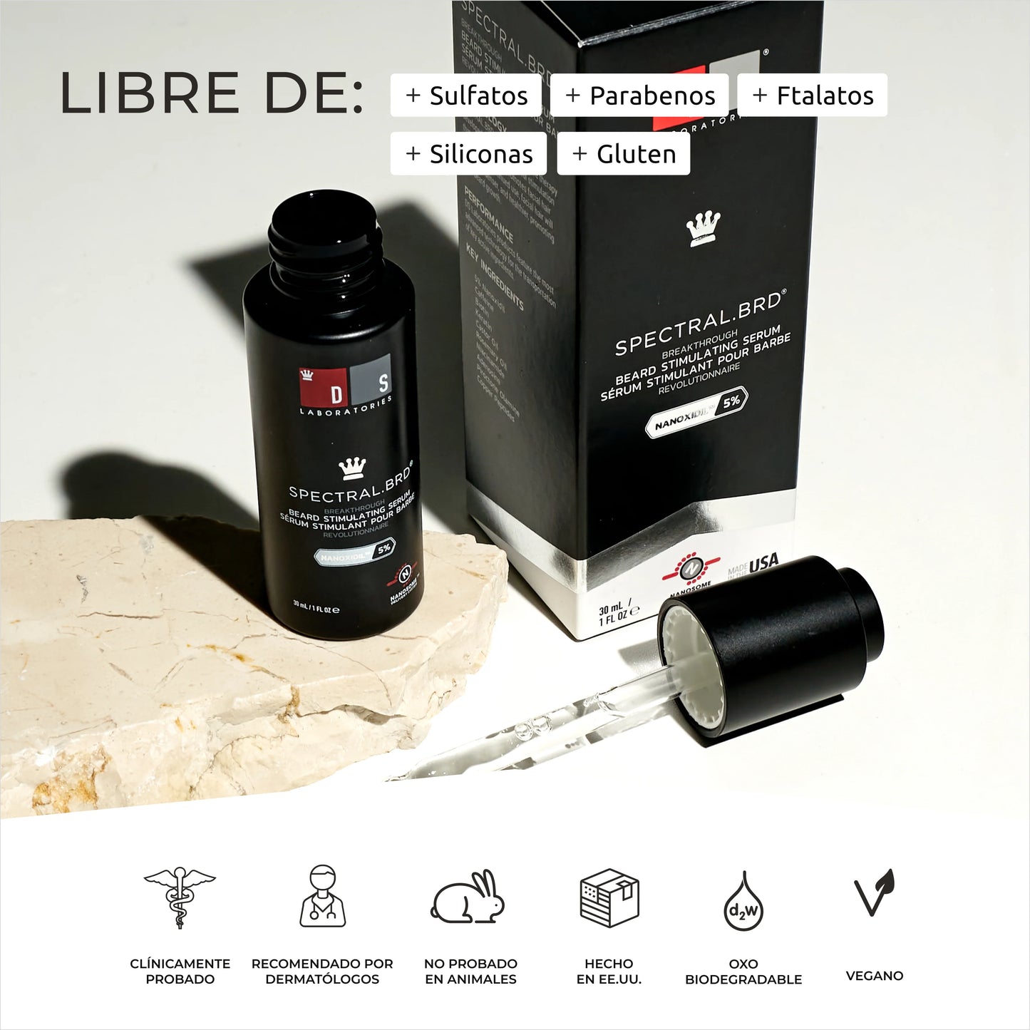 SERUM MÁGICO SPECTRAL | CRECIMIENTO DE BARBA EN 5 DÍAS