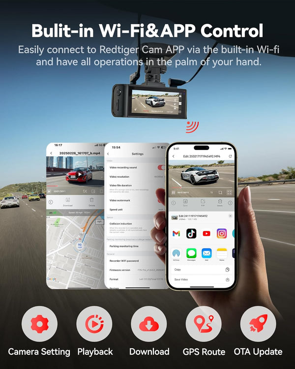 CÁMARA PARA CARRO HD 24 HORAS CON VISIÓN NOCTURNA